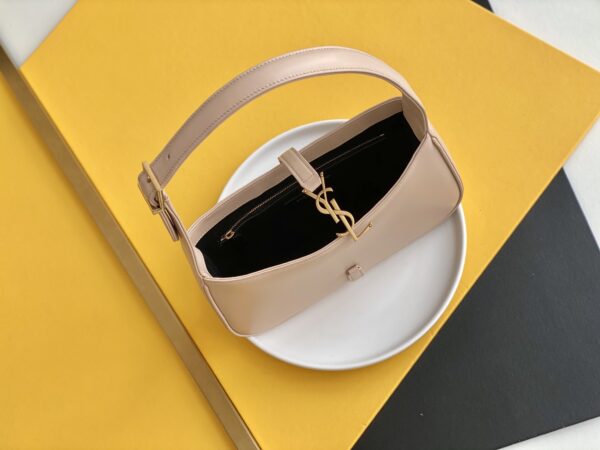 [REP 1:1] Saint Laurent LE 5 À 7 Hobo Bag Light Ivoire For Women 9in/23cm YSL