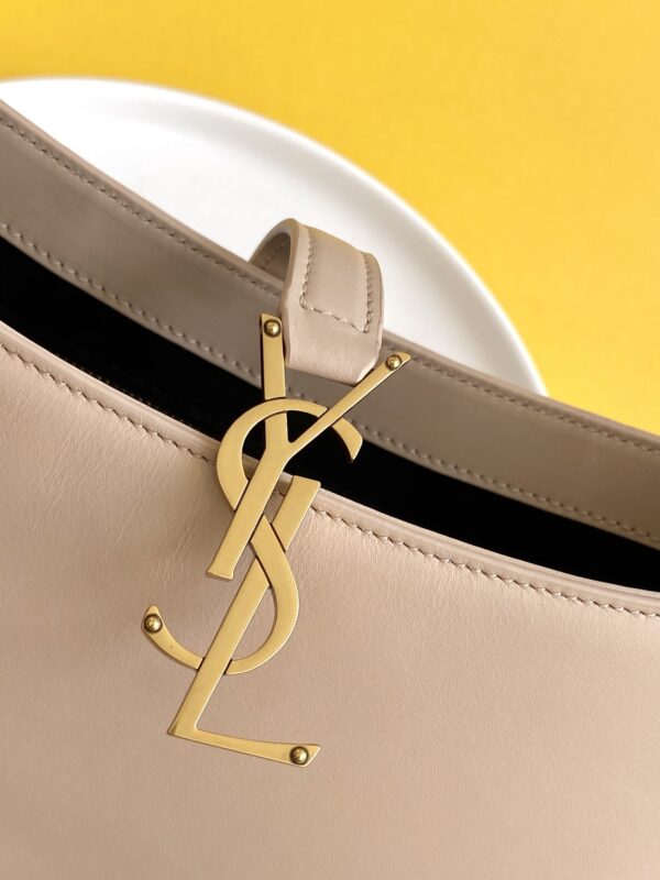 [REP 1:1] Saint Laurent LE 5 À 7 Hobo Bag Light Ivoire For Women 9in/23cm YSL