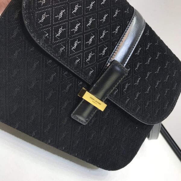 [REP 1:1] Saint Laurent Le Monogramme Small Satchel In Monogram Canvas And Smooth Black For Women 9in/23cm YSL