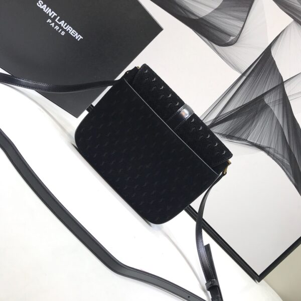 [REP 1:1] Saint Laurent Le Monogramme Small Satchel In Monogram Canvas And Smooth Black For Women 9in/23cm YSL