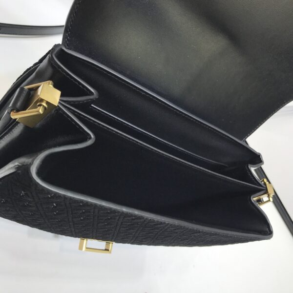 [REP 1:1] Saint Laurent Le Monogramme Small Satchel In Monogram Canvas And Smooth Black For Women 9in/23cm YSL