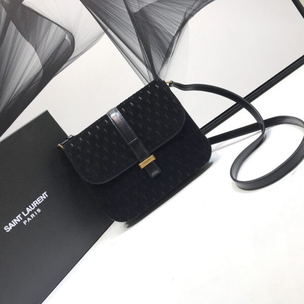 [REP 1:1] Saint Laurent Le Monogramme Small Satchel In Monogram Canvas And Smooth Black For Women 9in/23cm YSL