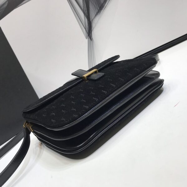 [REP 1:1] Saint Laurent Le Monogramme Small Satchel In Monogram Canvas And Smooth Black For Women 9in/23cm YSL
