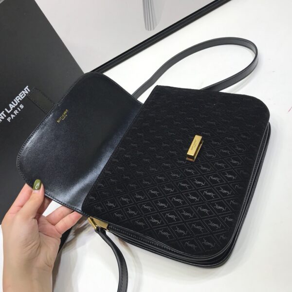 [REP 1:1] Saint Laurent Le Monogramme Small Satchel In Monogram Canvas And Smooth Black For Women 9in/23cm YSL