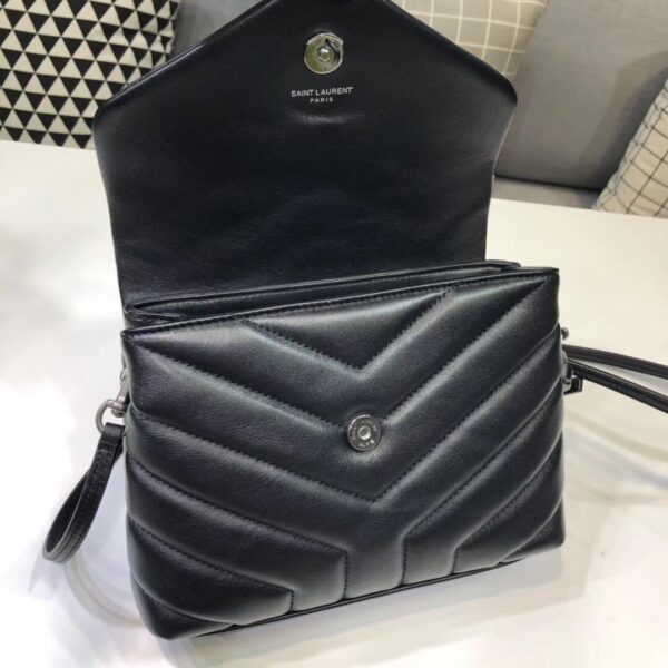 [REP 1:1] Saint Laurent Loulou Mini Shoulder Bag Black For Women 7in/18cm YSL