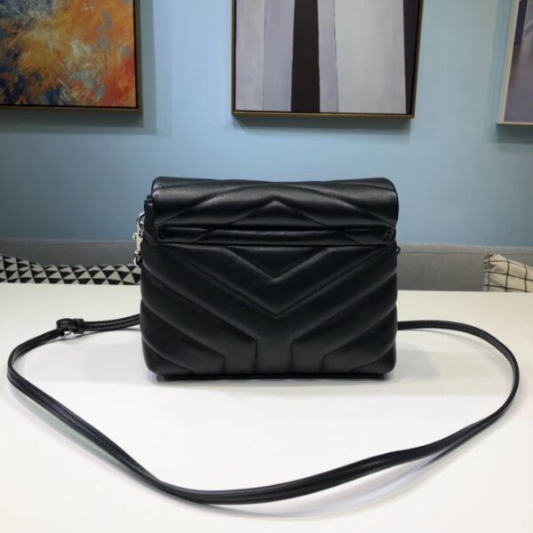 [REP 1:1] Saint Laurent Loulou Mini Shoulder Bag Black For Women 7in/18cm YSL