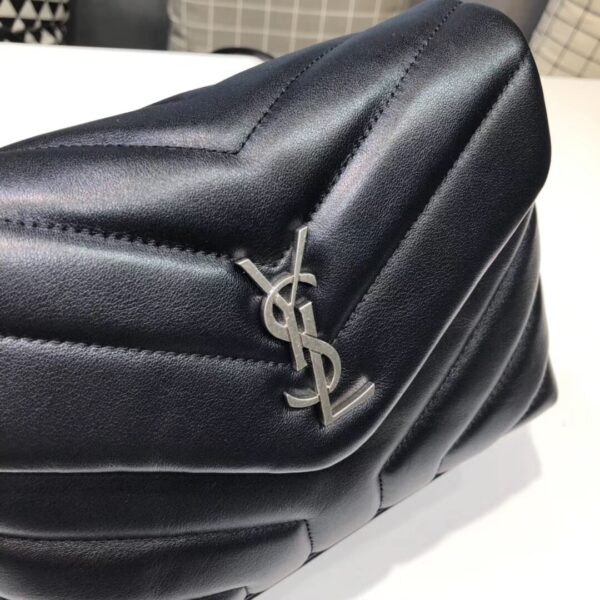 [REP 1:1] Saint Laurent Loulou Mini Shoulder Bag Black For Women 7in/18cm YSL