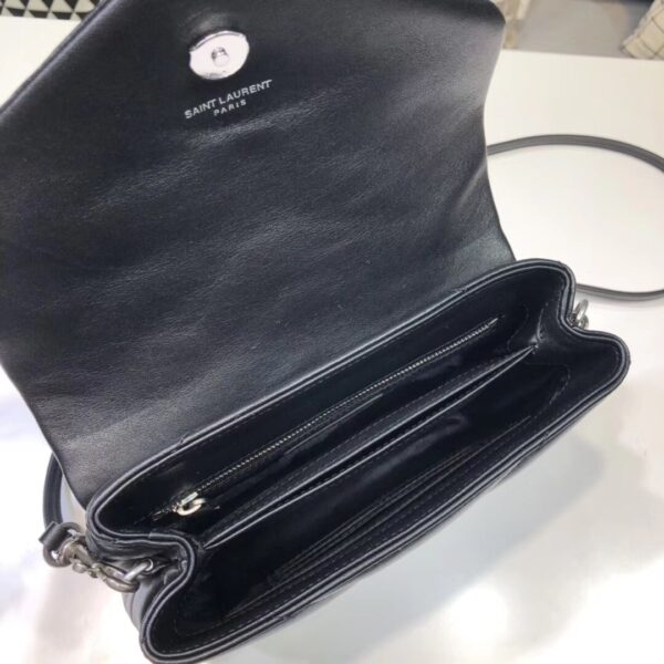 [REP 1:1] Saint Laurent Loulou Mini Shoulder Bag Black For Women 7in/18cm YSL