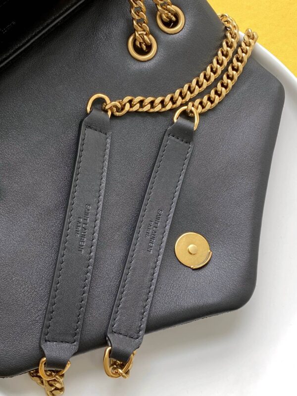 [REP 1:1] Saint Laurent Loulou Small Chain Bag In "Y" Black With Gold Hardware For Women 9.8in/23cm YSL 4946991U8671000