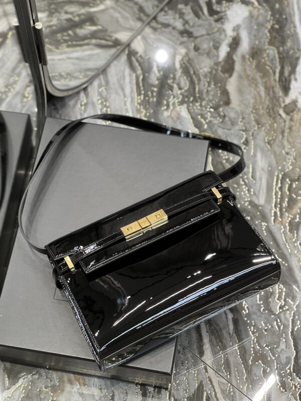 [REP 1:1] Saint Laurent Manhattan Shoulder Bag Black For Women 11.4in/29cm YSL