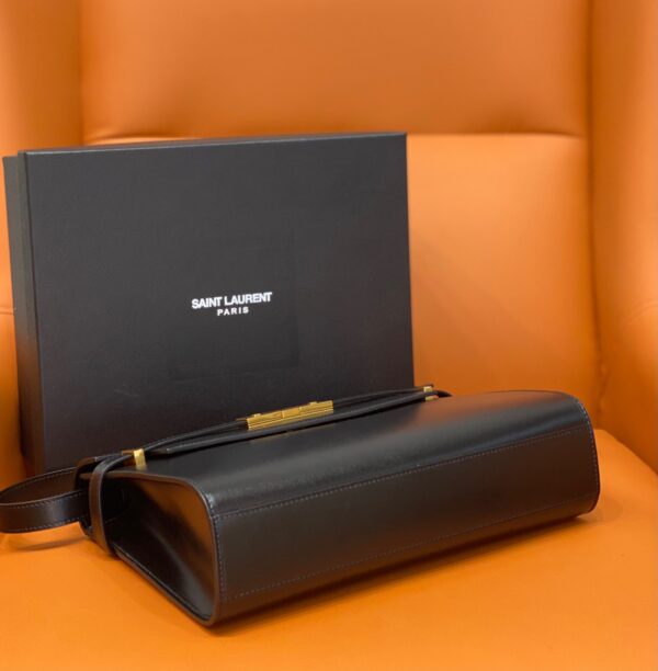 [REP 1:1] Saint Laurent Manhattan Shoulder Bag Black For Women 11.4in/29cm YSL 5792710SX0W1000