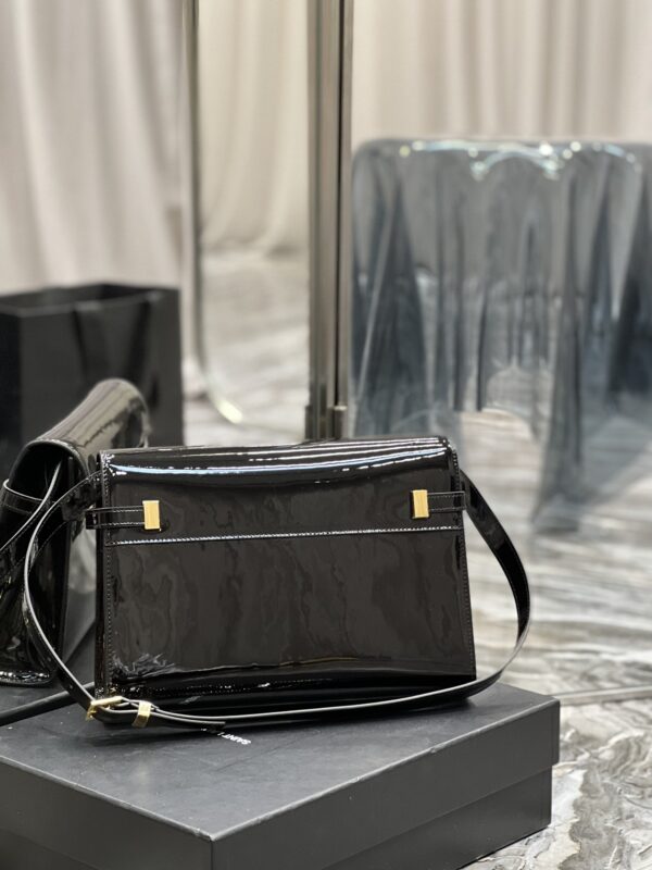 [REP 1:1] Saint Laurent Manhattan Shoulder Bag Black For Women 11.4in/29cm YSL