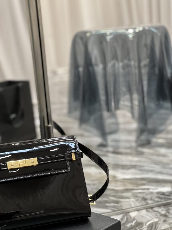[REP 1:1] Saint Laurent Manhattan Shoulder Bag Black For Women 11.4in/29cm YSL