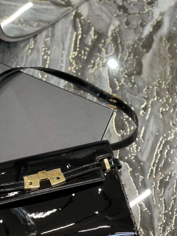 [REP 1:1] Saint Laurent Manhattan Shoulder Bag Black For Women 11.4in/29cm YSL