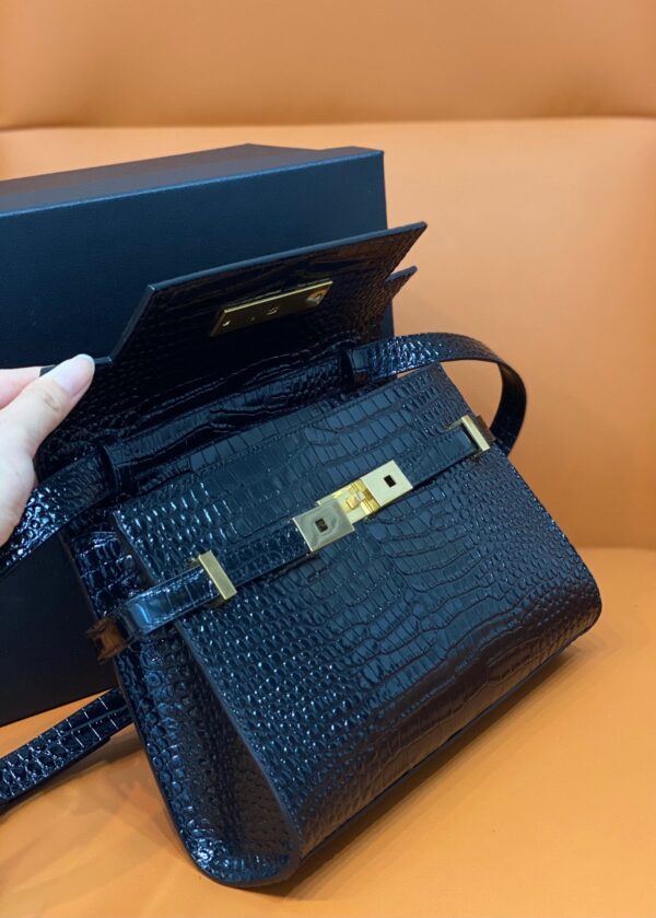 [REP 1:1] Saint Laurent Manhattan Small Shoulder Bag Black For Women 9.4in/24cm YSL 675626DND0W1000