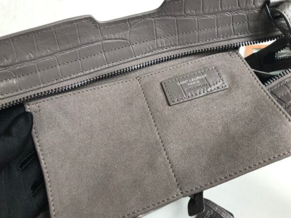 [REP 1:1] Saint Laurent Monogram Cabas Small Gray For Women 12in/31cm YSL
