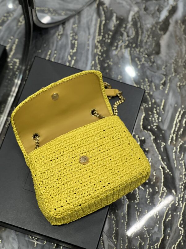 [REP 1:1] Saint Laurent Niki Baby Chain Bag Yellow For Women, Women's Bags 8.2in/21cm YSL