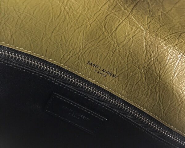 [REP 1:1] Saint Laurent Niki Medium Chain Bag In Crinkled Vintage Green For Women 11in/28cm YSL 6331581YG041229