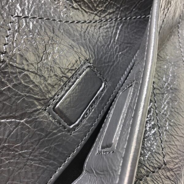 [REP 1:1] Saint Laurent Niki Medium Chain Bag In Crinkled Vintage Grey For Women 11in/28cm YSL 6331580EN041112