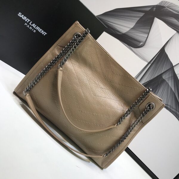 [REP 1:1] Saint Laurent Niki Medium Shopping Bag Beige For Women 12.6in/32cm YSL
