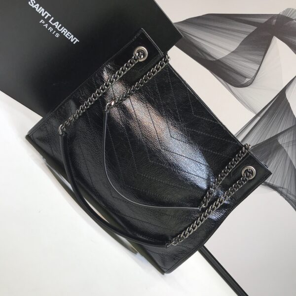 [REP 1:1] Saint Laurent Niki Medium Shopping Bag Black For Women 12.6in/32cm YSL