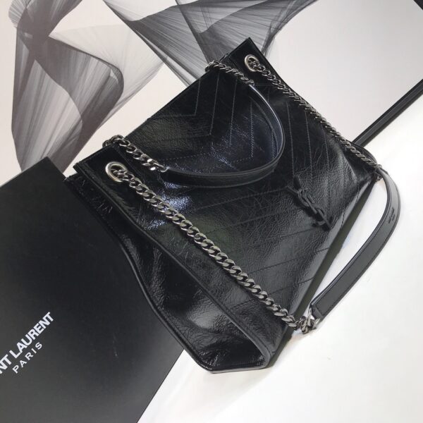 [REP 1:1] Saint Laurent Niki Medium Shopping Bag Black For Women 12.6in/32cm YSL