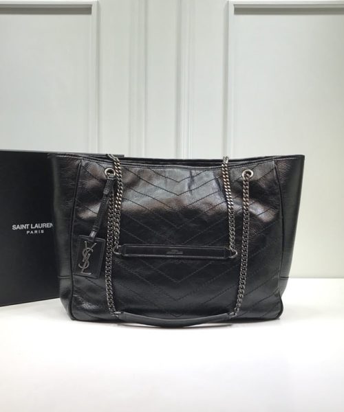 [REP 1:1] Saint Laurent Niki Shopping Bag Black For Women 13.8in/35cm YSL