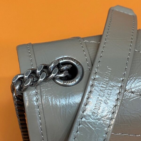[REP 1:1] Saint Laurent Niki Wallets On Chain Beige For Women 7.5in/19cm