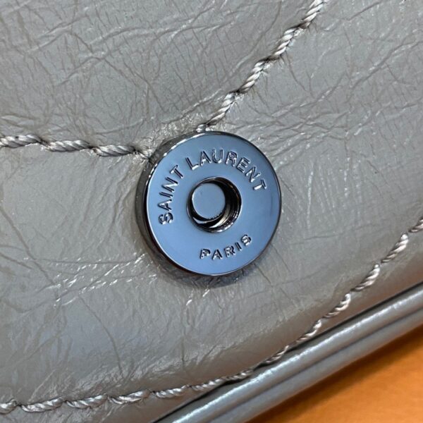 [REP 1:1] Saint Laurent Niki Wallets On Chain Beige For Women 7.5in/19cm