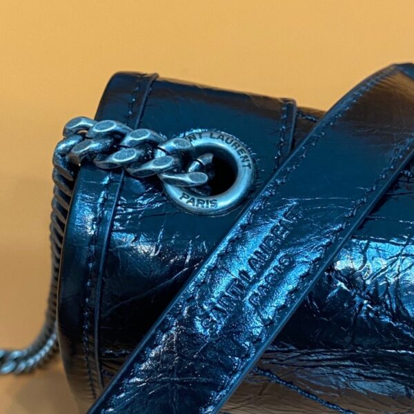 [REP 1:1] Saint Laurent Niki Wallets On Chain Black For Women 7.5in/19cm