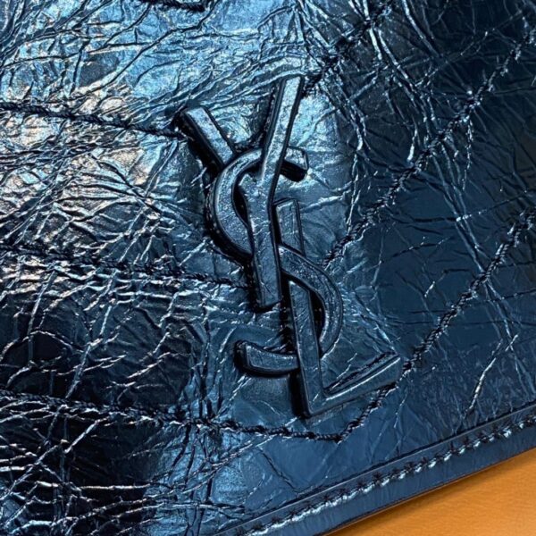 [REP 1:1] Saint Laurent Niki Wallets On Chain Black For Women 7.5in/19cm