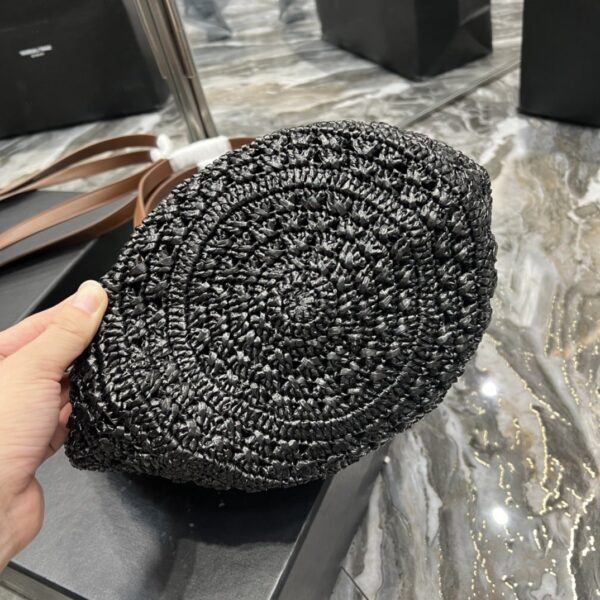 [REP 1:1] Saint Laurent Panier Medium Bag Black For Women, Women's Bags 16.5in/42cm YSL