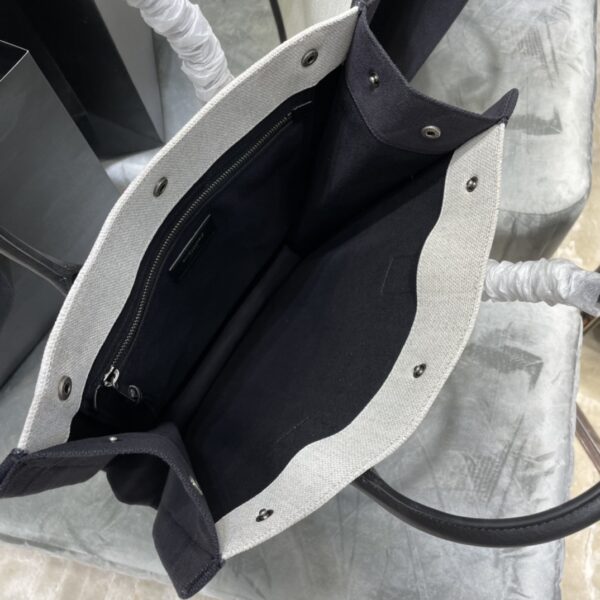 [REP 1:1] Saint Laurent Rive Gauche North/South Tote Bag In Printed Linen For Women 15.3in/39cm YSL 632539FAABR9083