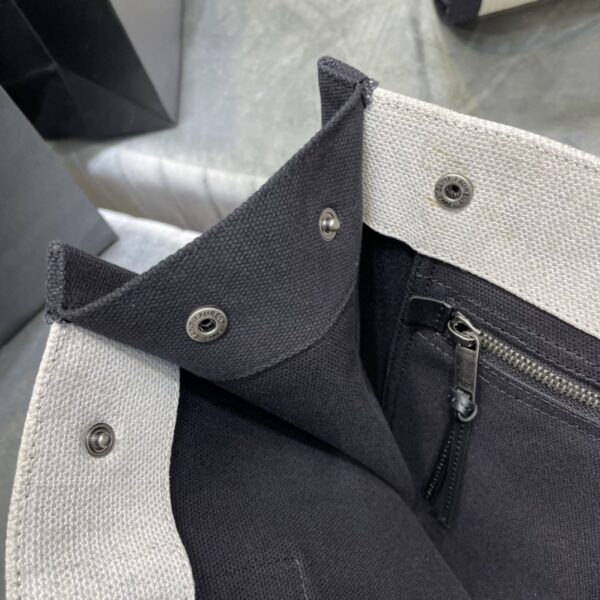 [REP 1:1] Saint Laurent Rive Gauche North/South Tote Bag In Printed Linen For Women 15.3in/39cm YSL 632539FAABR9083