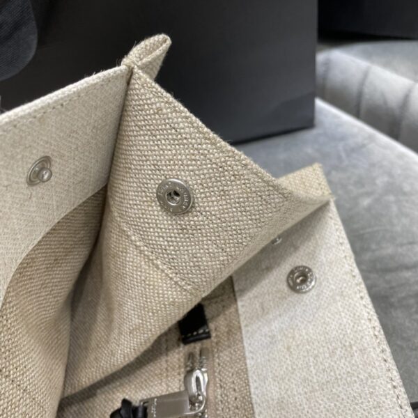 [REP 1:1] Saint Laurent Rive Gauche North/South Tote Bag In Printed Linen For Women 15.3in/39cm YSL 632539FAABR9083