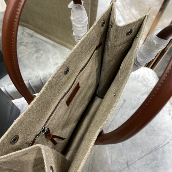 [REP 1:1] Saint Laurent Rive Gauche North/South Tote Bag In Printed Linen For Women 15.3in/39cm YSL