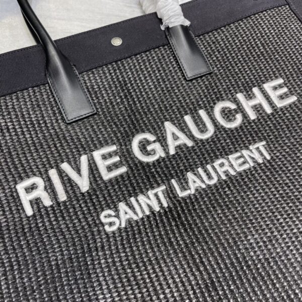 [REP 1:1] Saint Laurent Rive Gauche Tote Bag Grey For Women, Women's Bags 18.9in/48cm YSL