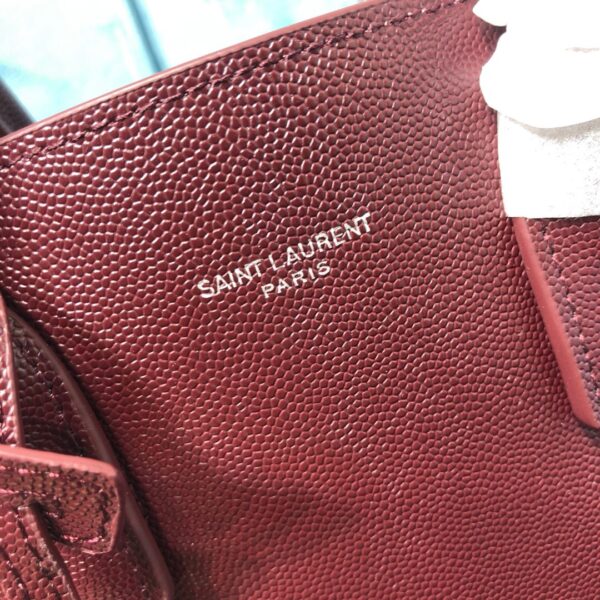 [REP 1:1] Saint Laurent Sac De Jour Baby In Shiny Burgundy For Women 10.2in/26cm YSL