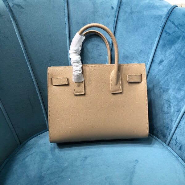 [REP 1:1] Saint Laurent Sac De Jour Baby In Shiny Dark Beige For Women 10.2in/26cm YSL 42186302G9W2721