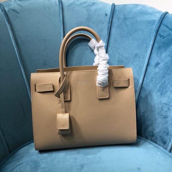 [REP 1:1] Saint Laurent Sac De Jour Baby In Shiny Dark Beige For Women 10.2in/26cm YSL 42186302G9W2721