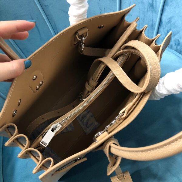 [REP 1:1] Saint Laurent Sac De Jour Baby In Shiny Dark Beige For Women 10.2in/26cm YSL 42186302G9W2721