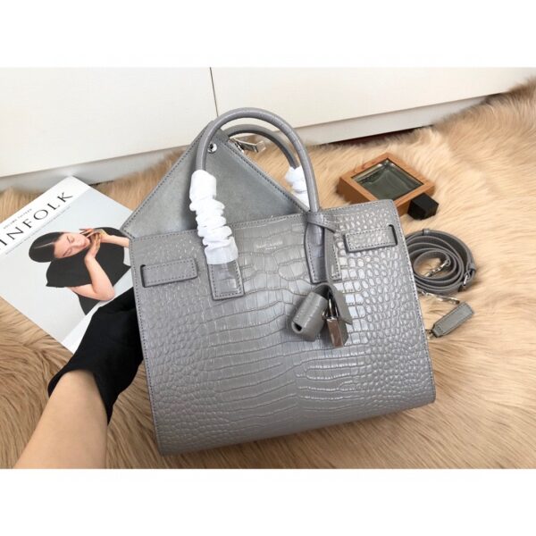 [REP 1:1] Saint Laurent Sac De Jour Small In-Gray For Women 12.5in/32cm YSL