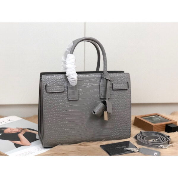[REP 1:1] Saint Laurent Sac De Jour Small In-Gray For Women 12.5in/32cm YSL