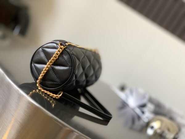 [REP 1:1] Saint Laurent Sade Mini Tube Bag For Women 7.9in/20cm Black YSL 699703AAAJU1000