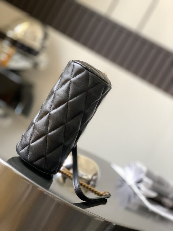 [REP 1:1] Saint Laurent Sade Mini Tube Bag For Women 7.9in/20cm Black YSL 699703AAAJU1000