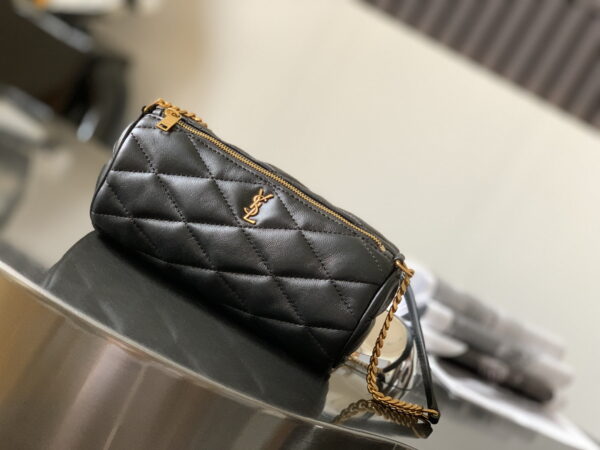[REP 1:1] Saint Laurent Sade Mini Tube Bag For Women 7.9in/20cm Black YSL 699703AAAJU1000