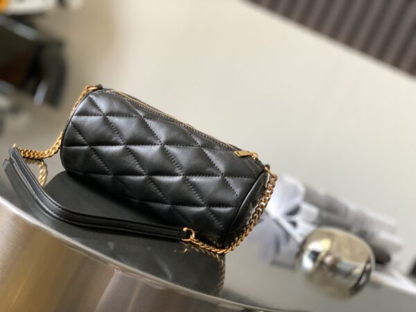 [REP 1:1] Saint Laurent Sade Mini Tube Bag For Women 7.9in/20cm Black YSL 699703AAAJU1000