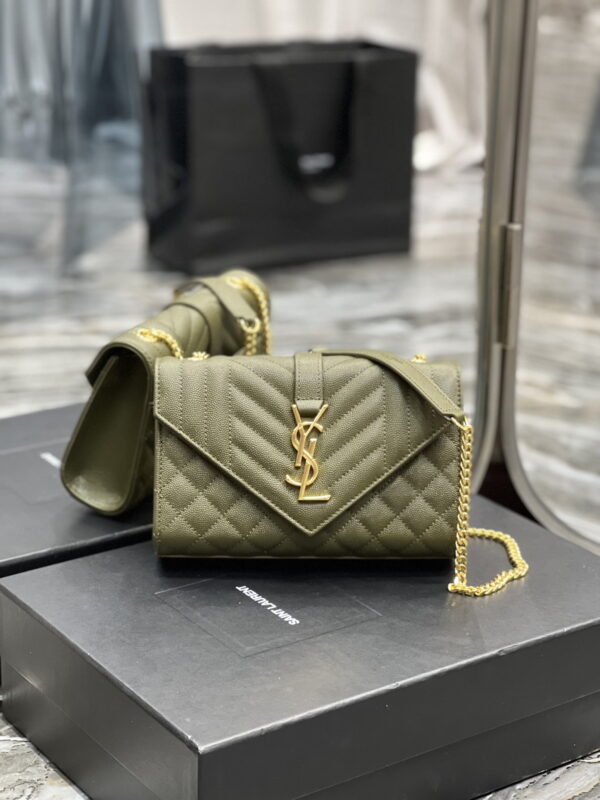 [REP 1:1] Saint Laurent Small Bag In Mix Matelasse For Women 8.2in/21cm YSL
