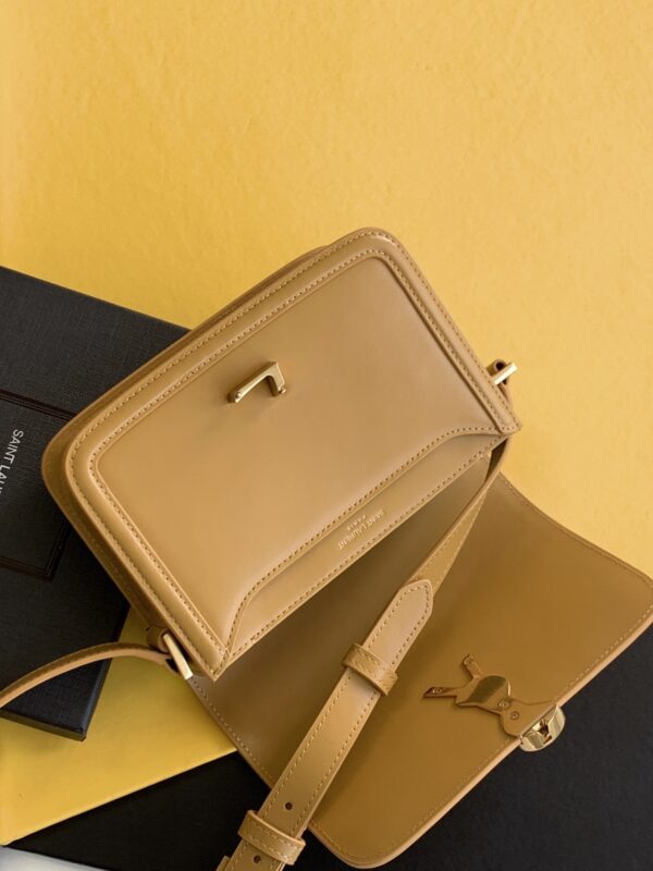 [REP 1:1] Saint Laurent Solferino Small Satchel Bag Brown In Box 7.4in/19cm YSl
