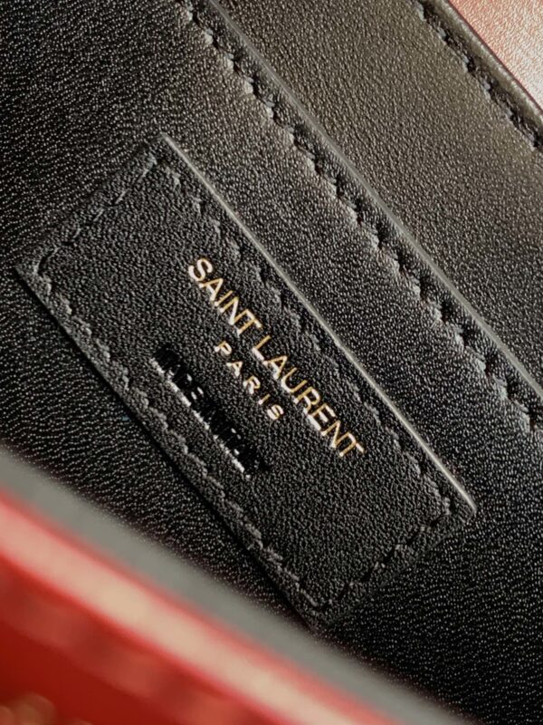 [REP 1:1] Saint Laurent Solferino Small Satchel Bag Red In Box With Gold Hardware 7.4in/19cm YSl 6343060SX0W6805